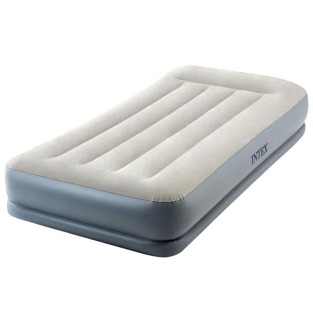 Ліжко надувне Intex із вбудованим насосом 99х191х30 см (64116)