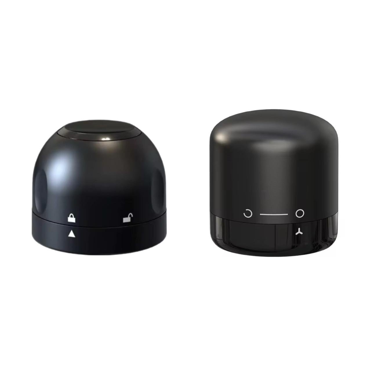 Набор вакуумных пробок для бутылки Черный (WineChampSet35)