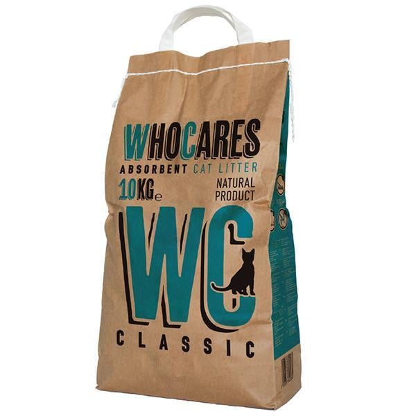 Наполнитель для лотков WhoCares без запаха 10 кг Наполнитель для лотков WhoCares без запаха 10 кг