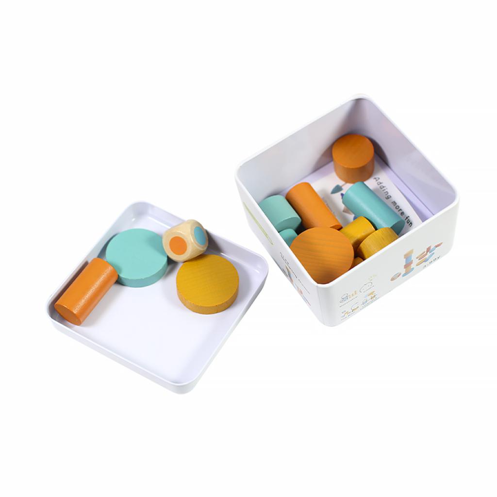 Дерев'яна розвиваюча гра Lesko Box Фігурки для дітей (5122) - фото 2