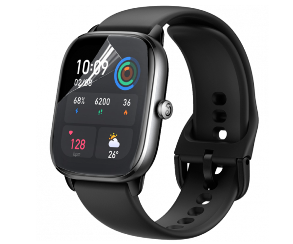 Пленка противоударная гидрогелевая Hydrogel Film для Xiaomi Amazfit GTS4 3 шт. Transparent