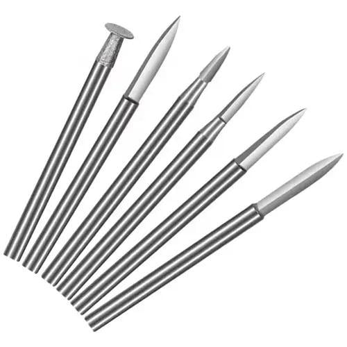 Комплект конусных фрез для работы с деревом 6 шт. (27676264) - фото 3