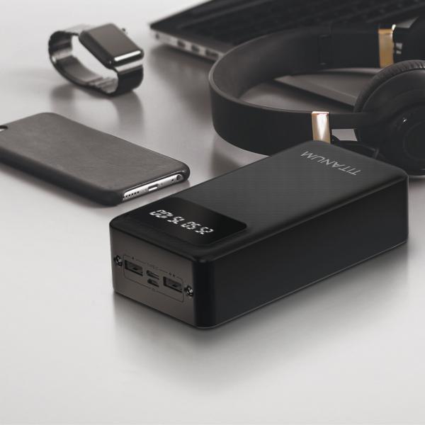 Повербанк Titanum OL03 30000 mAh Черный (27483) - фото 4 Повербанк Titanum OL03 30000 mAh Черный (27483) - фото 4