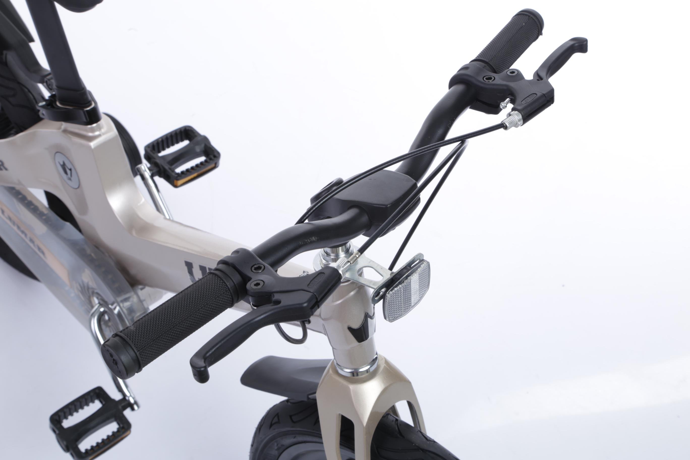 Магнієвий дитячий велосипед LUMAR 18" Срібний (1803) - фото 6 Магнієвий дитячий велосипед LUMAR 18" Срібний (1803) - фото 6