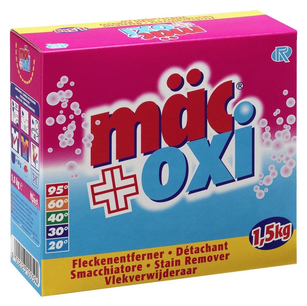 Пятновыводитель кислородный для всех типов тканей пятновыводитель Mäc Oxi 1,5 кг