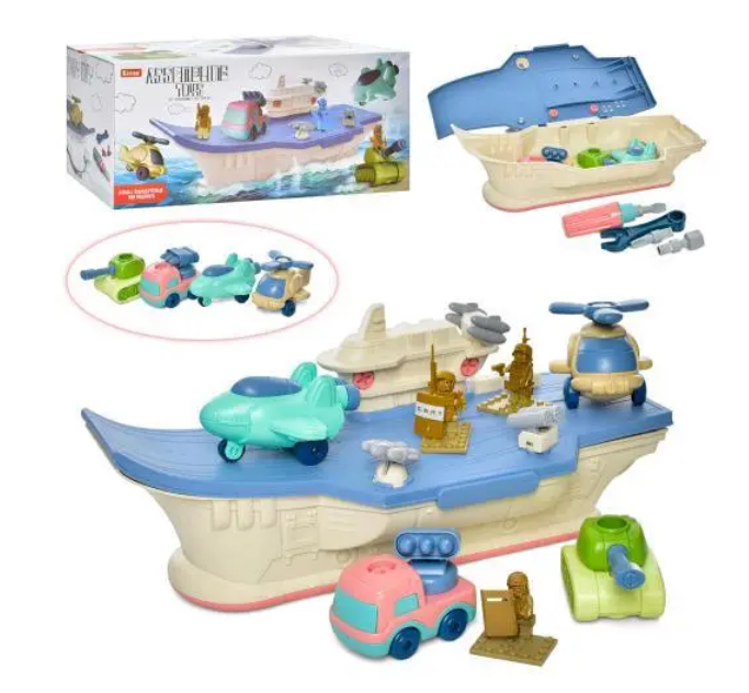 Конструктор Корабль 920 Авианосец и транспорт 4 шт. 40 см - фото 5 Конструктор Корабль 920 Авианосец и транспорт 4 шт. 40 см - фото 5