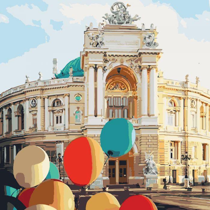 Картина за номерами Перлина біля моря 40х40 см