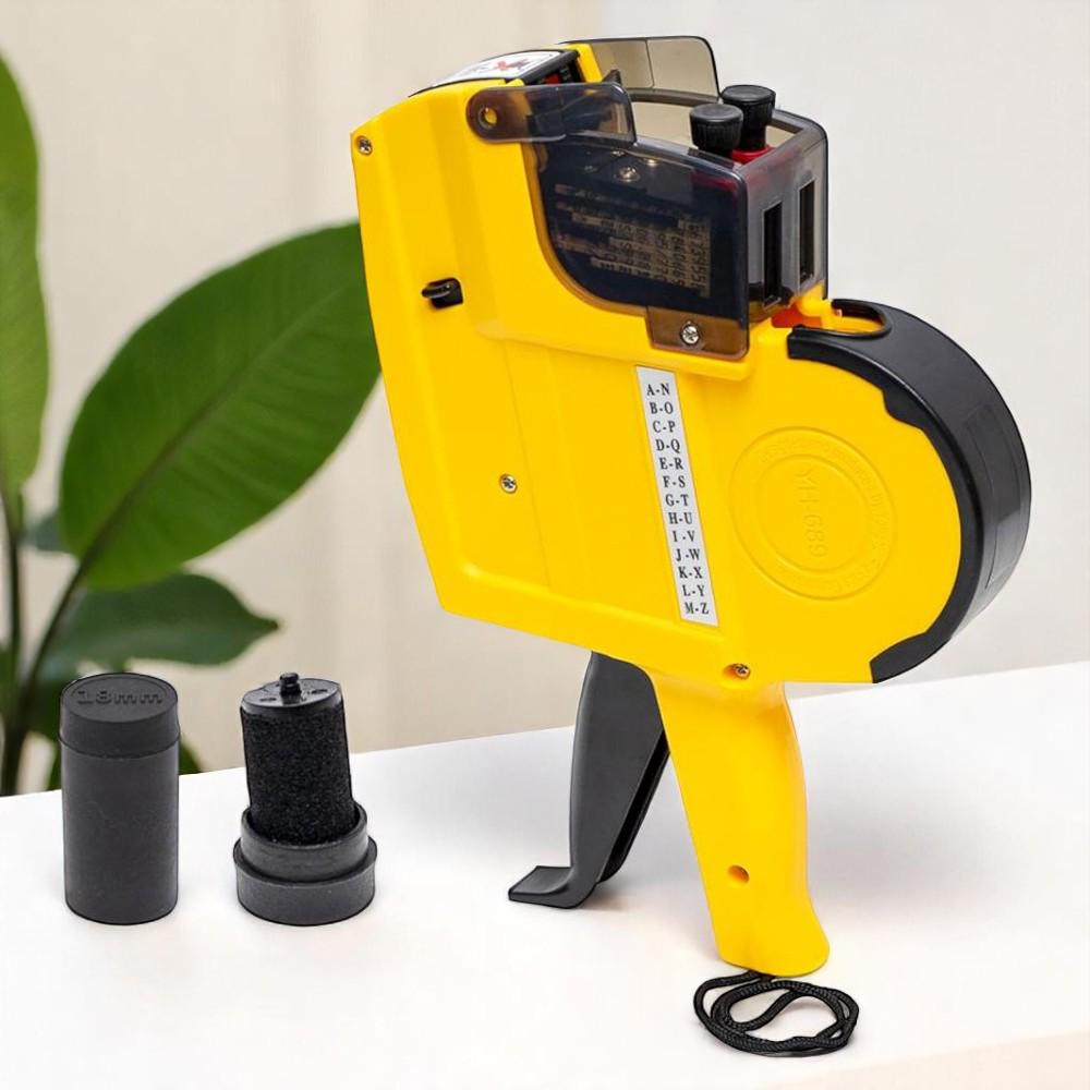 Этикет пистолет для ценников двухстрочный YH-689 Желтый