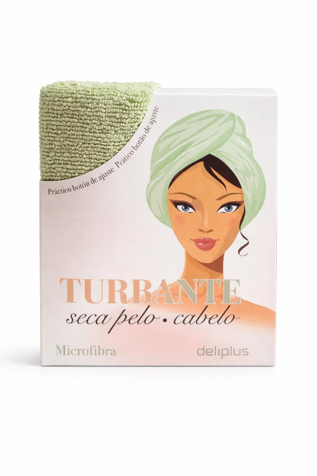 Тюрбан для сушки волос Deliplus Microfibra