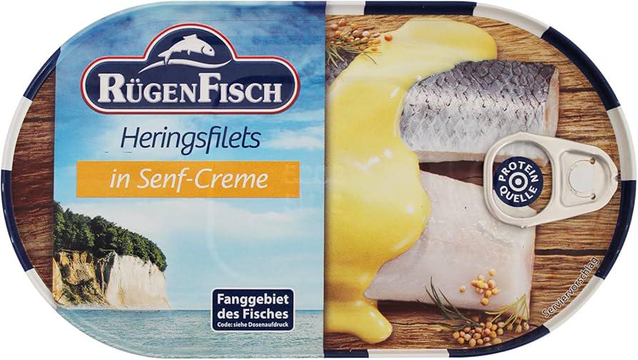 Філе оселедця Rugen Fisch Heringsfilets in Senf-Creme 200 г (24043675)