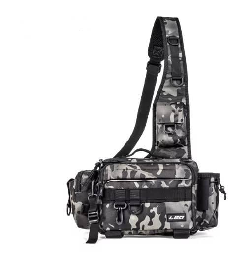Сумка спінінгіста для риболовлі Leo на пояс та через плече