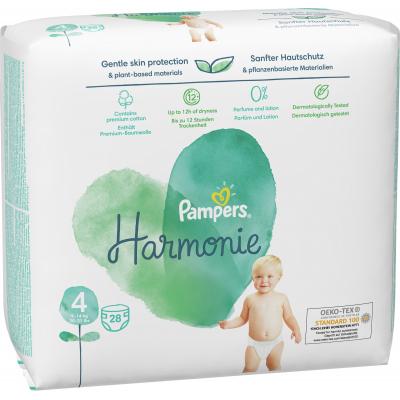 Підгузок Pampers Harmonie р. 4 9-14 кг 28 шт. (8006540156636) - фото 8