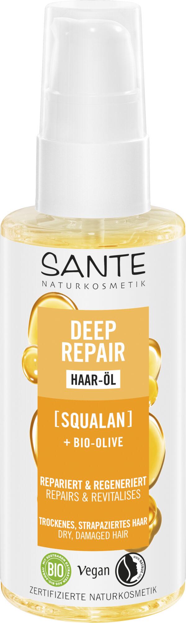 Олія Sante Deep Repair для відновлення сухого пошкодженого волосся зі Скваланом 75 мл (40630)