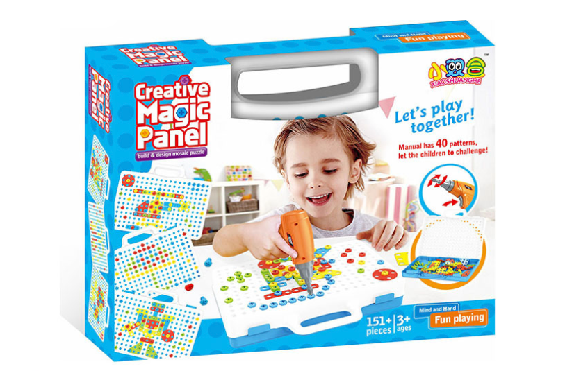 Конструктор Creative Magic Panel с шуруповертом