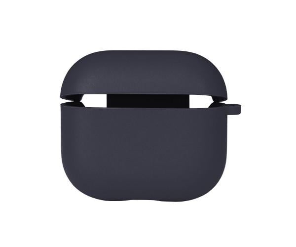 Чехол-футляр Silicone Case с микрофиброй для Airpods 3 Dark blue - фото 1