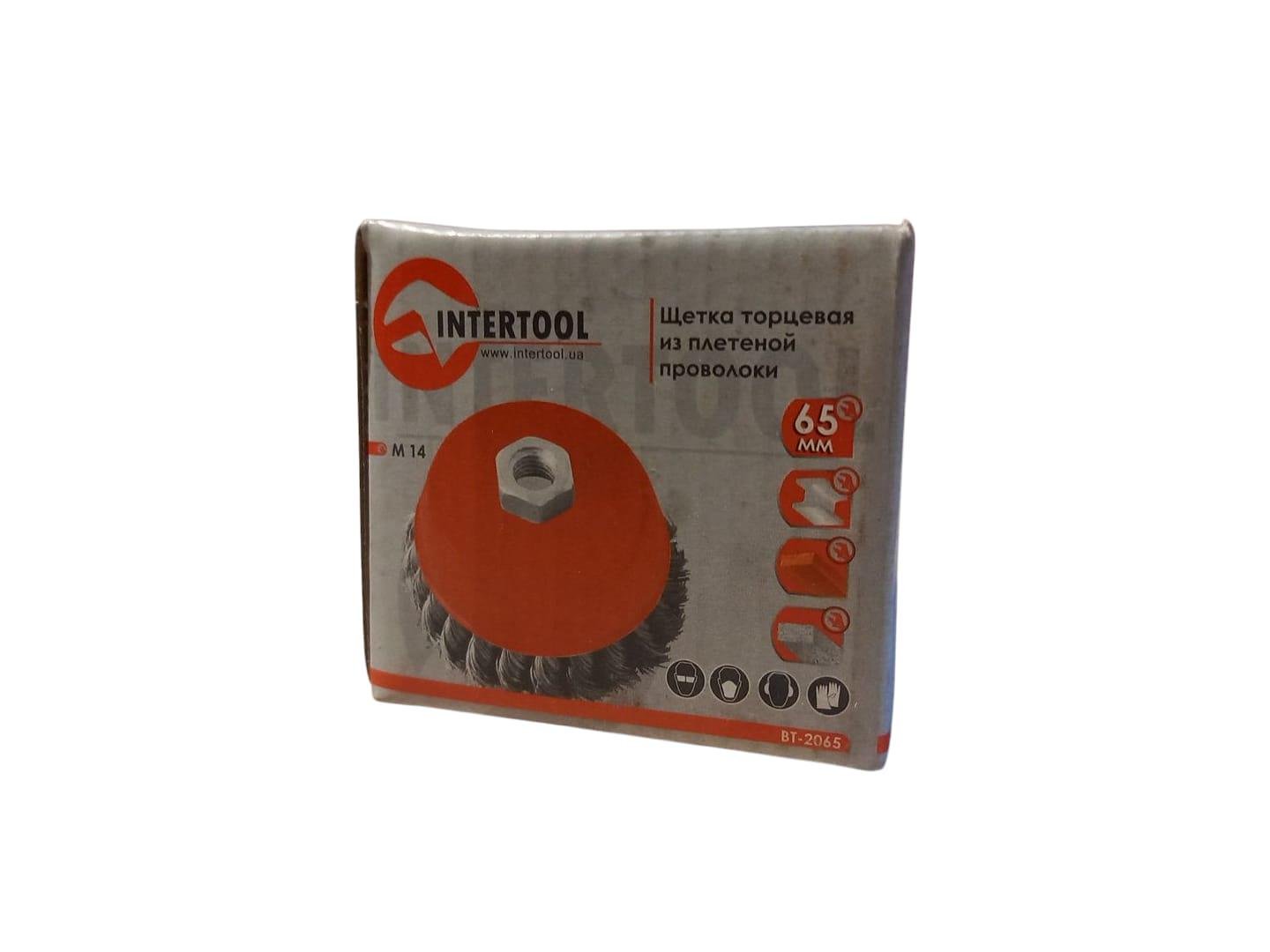 Щітка торцева для КШМ Intertool BT-2065 (26157516) - фото 2 Щітка торцева для КШМ Intertool BT-2065 (26157516) - фото 2