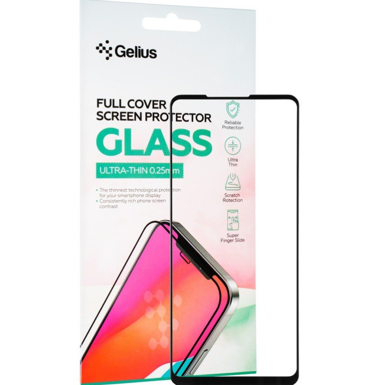 Захисне скло Gelius Full Cover Ultra-Thin 0.25mm для Samsung A217 (A21s) Black