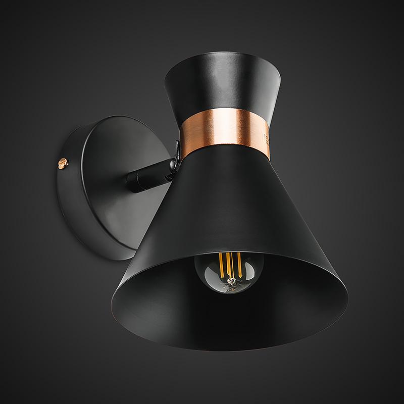 Бра настенное Light House DL-17292/1W   Черный