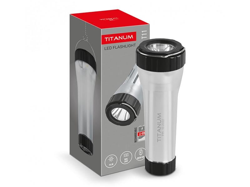 Фонарик светодиодный портативный TITANUM TLF-T11 70 Lm 5500K (7310) Фонарик светодиодный портативный TITANUM TLF-T11 70 Lm 5500K (7310)