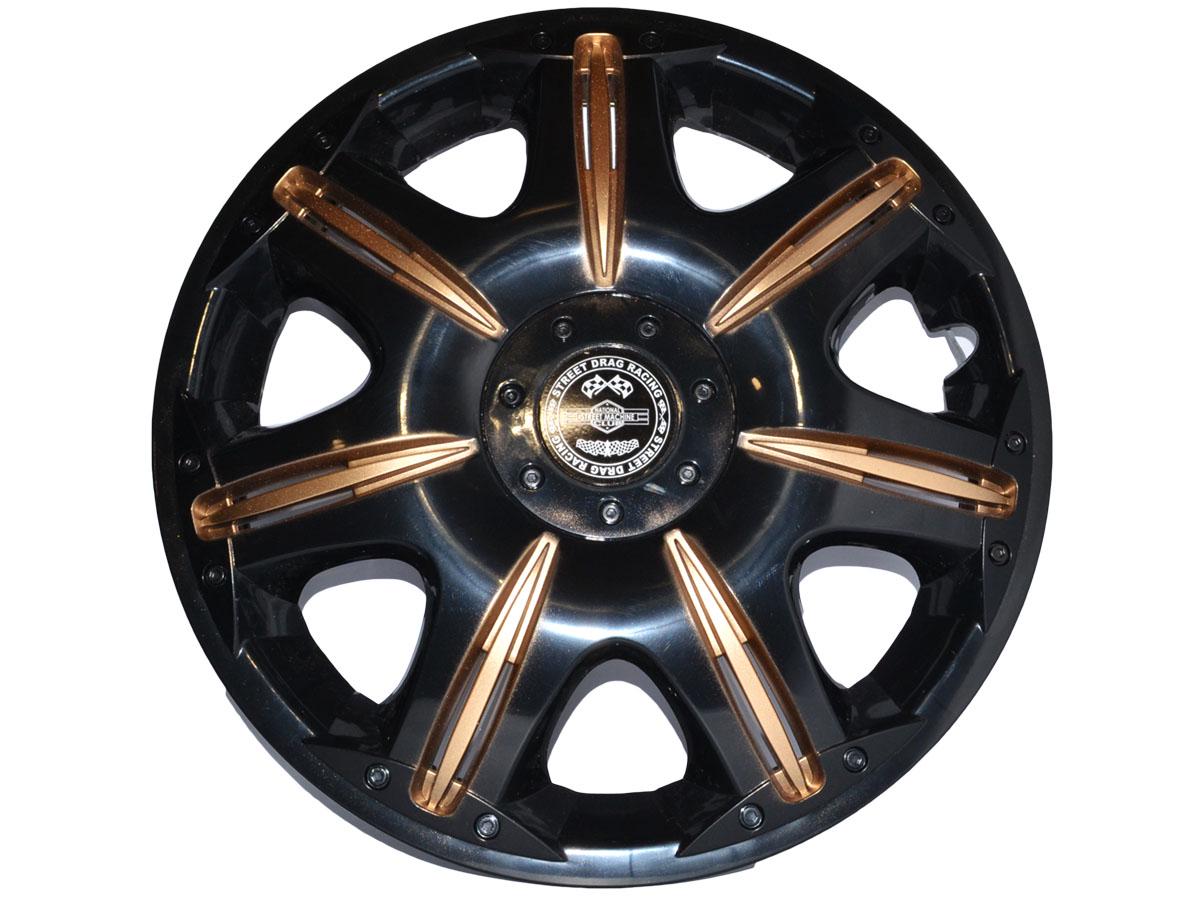 Колпаки R14 Opus Черный/Золотой (36951)