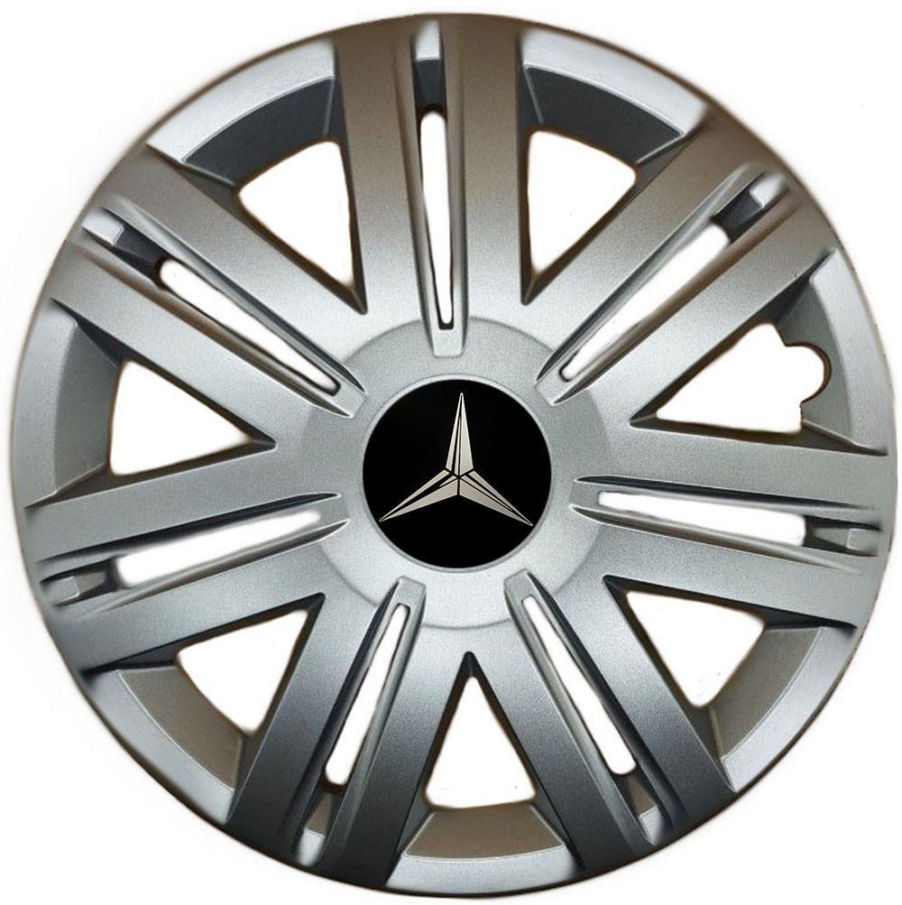 Колпаки R14 Mercedes 203 SJS 4 шт. Серебряный (2654556046)