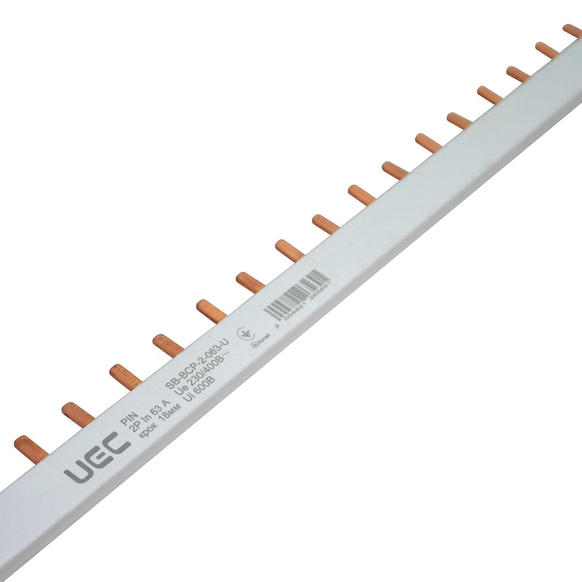 Шина соединительная UEC 2P 63А типа PIN штырь 1 м (SB-BCP-2-063-U)
