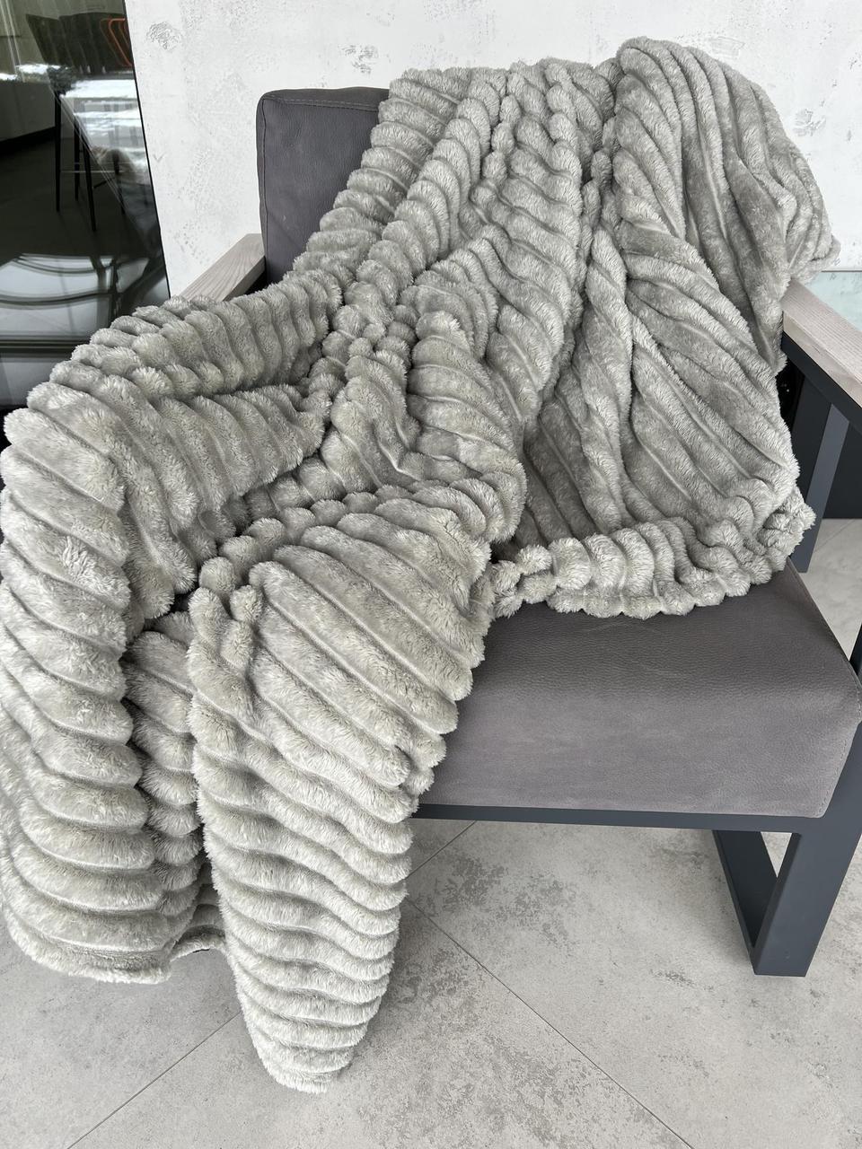 Плед Королевский шарпей евро 200х220 см Серый - фото 3 Плед Королевский шарпей евро 200х220 см Серый - фото 3