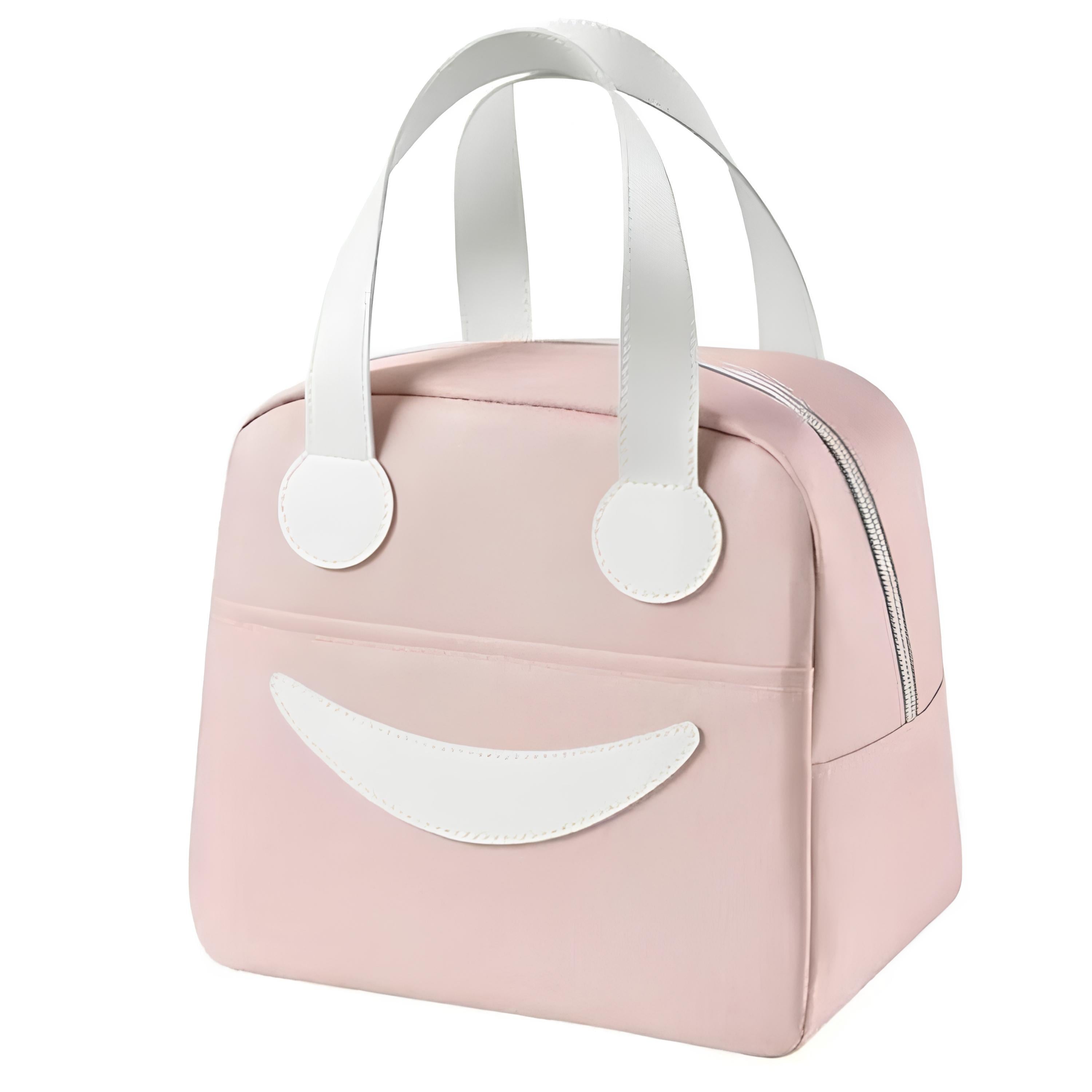 Термосумка для обідів Smile ЕКО водонепроникна Рожевий (2427)