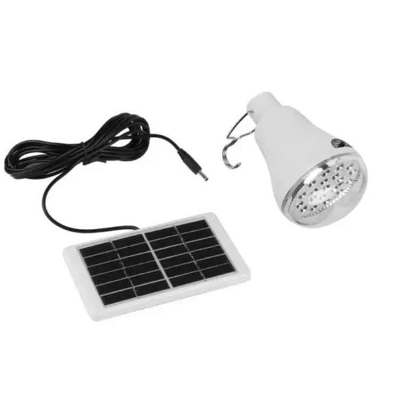 Лампочка LED аккумуляторная Golden Road GR 6028 USB с солнечной панелью на крючке 10 В Белый