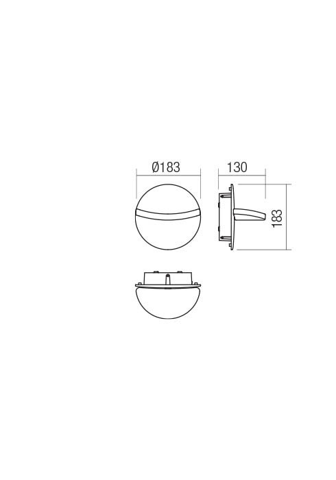 Бра уличное Redo Gimbal Ap LED Smd 16 W Ip65 Dg 3000K 5.1.2 (90068) - фото 2