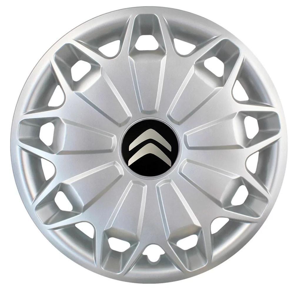 Колпаки SJS с логотипом Citroen 419 R16 4 шт. Серебряный (31005721)