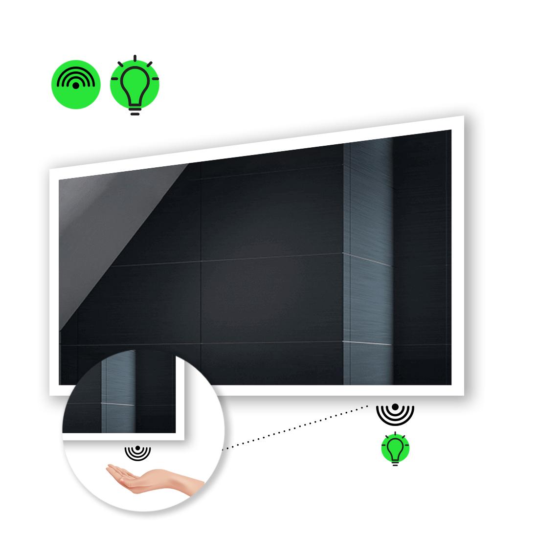 LED-зеркало 100x80 см с ИК включателем Simphony (Simphonyg157)