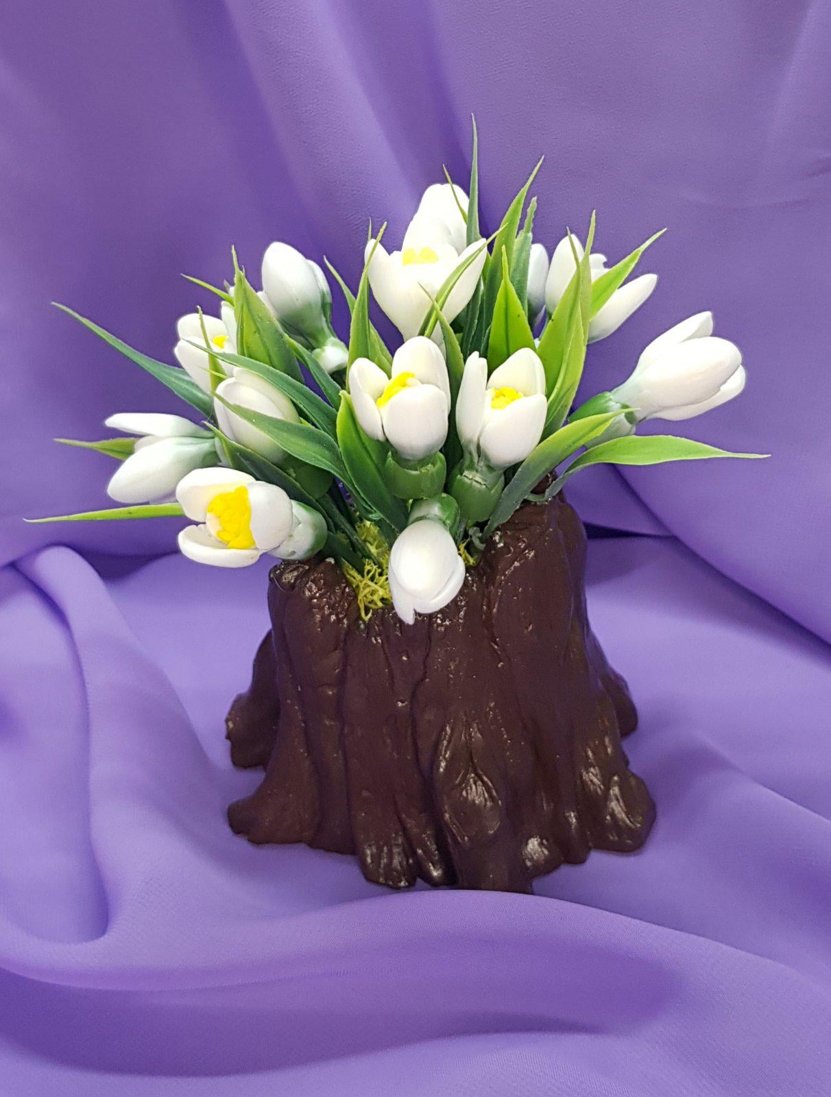 Мыло ручная работа Подснежники композиция (AS00031)