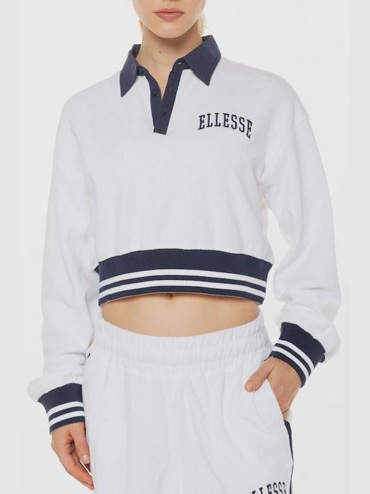 Свитшот женский Ellesse Crocetta Cropped Sweatshirt S Белый (7dSGV20265-908 S)