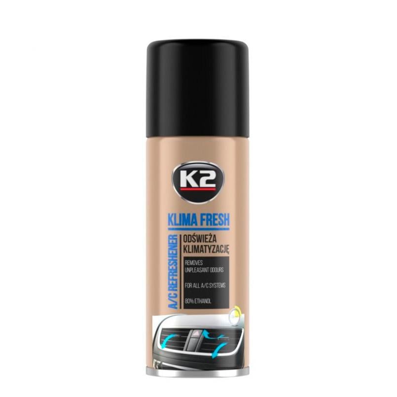 Очисник кондиціонеру антибактеріальний K2 Klima Fresh Lemon аерозоль 150 мл (K222)