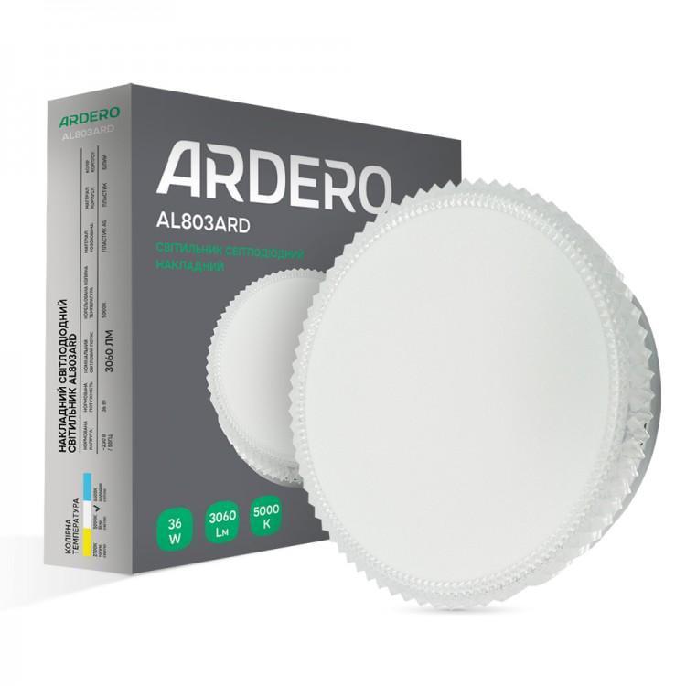 LED-светильник накладной ARDERO AL803ARD Круг 36W (27549491)