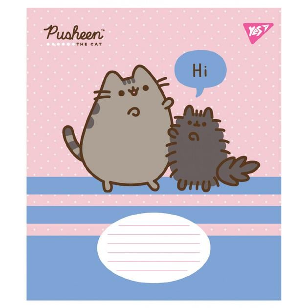 Тетрадь ученическая YES Pusheen The Cat А5/12 лин. (767613) Тетрадь ученическая YES Pusheen The Cat А5/12 лин. (767613)