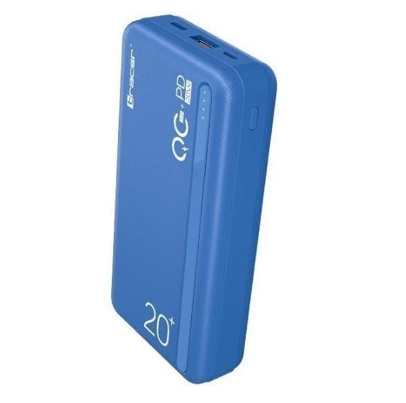 Повербанк Tracer с быстрой зарядкой QC3.0 20000 mAh Синий Повербанк Tracer с быстрой зарядкой QC3.0 20000 mAh Синий
