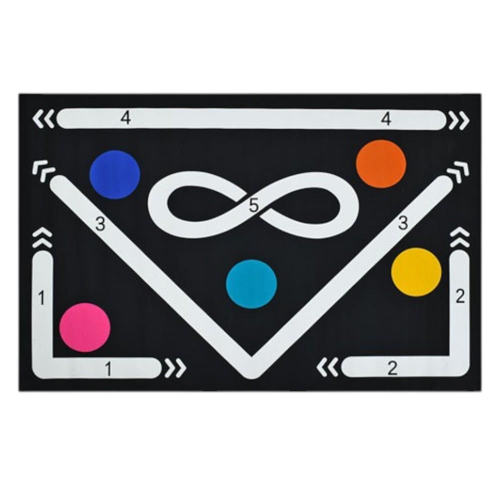 Коврик для футбольных тренировок MS 4627 50х80 см нескользящий soft-touch Коврик для футбольных тренировок MS 4627 50х80 см нескользящий soft-touch