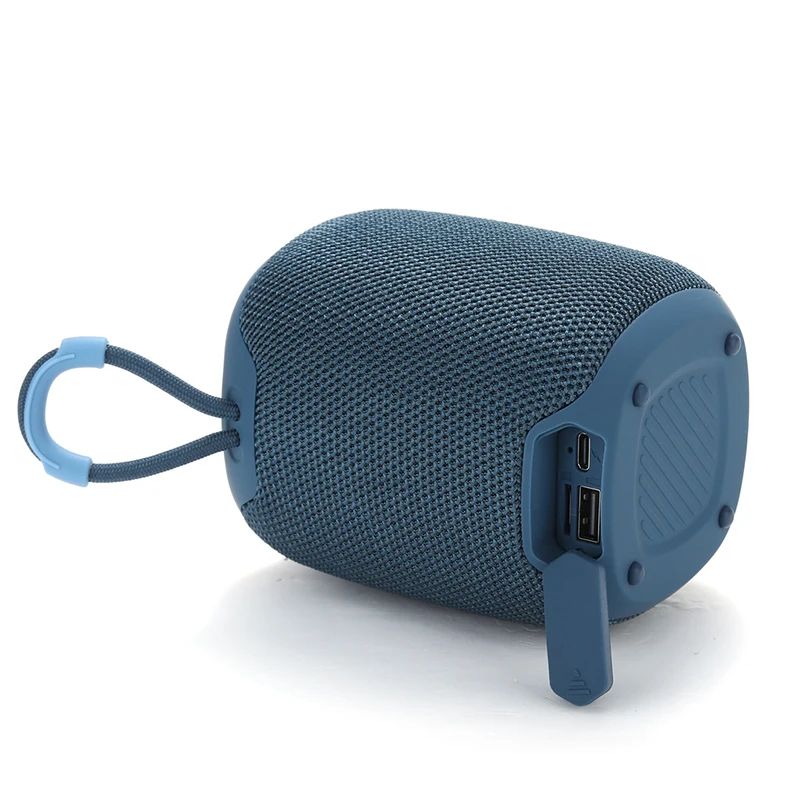 Колонка портативна Bluetooth TG658 FM/RGB Blue (2135321624) - фото 5