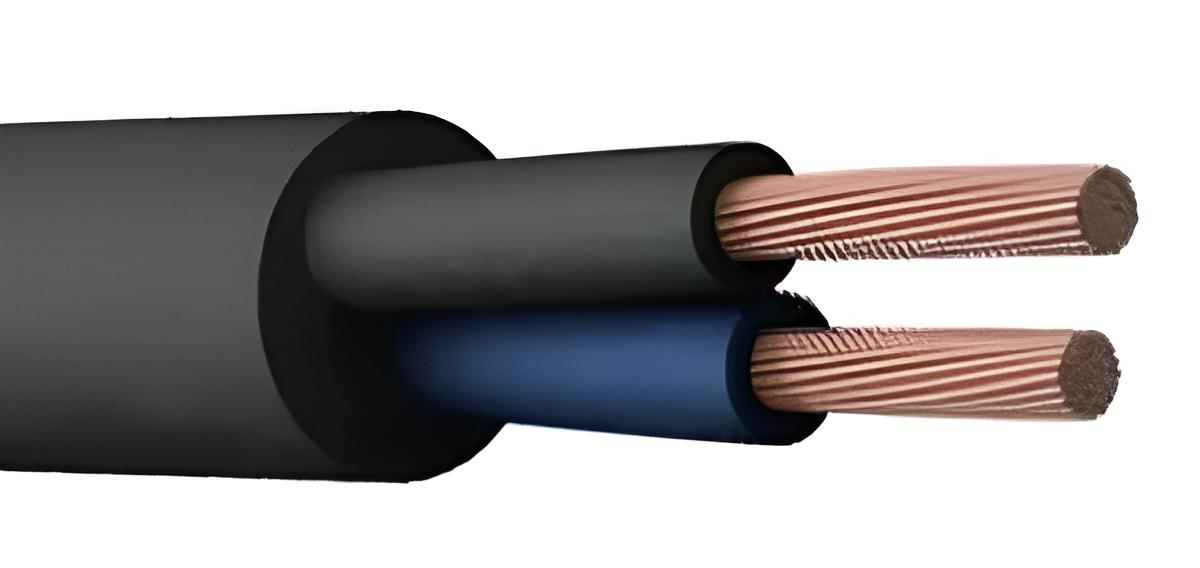 Провод ПВС 2х2,5 ВЕКТОР 100 м Черный