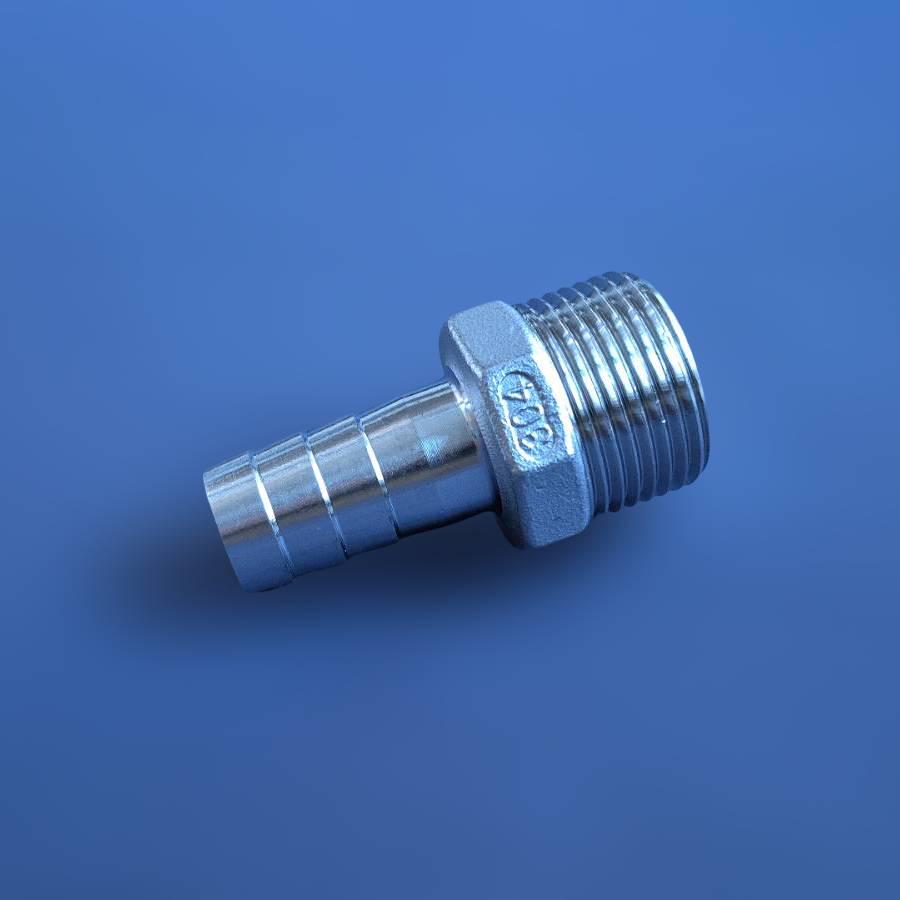 Штуцер шланговий різьбовий DN25 AISI304 BSPP Class-150 ялинка н/ж сталь 20 мм 1" (29203319) - фото 8 Штуцер шланговий різьбовий DN25 AISI304 BSPP Class-150 ялинка н/ж сталь 20 мм 1" (29203319) - фото 8