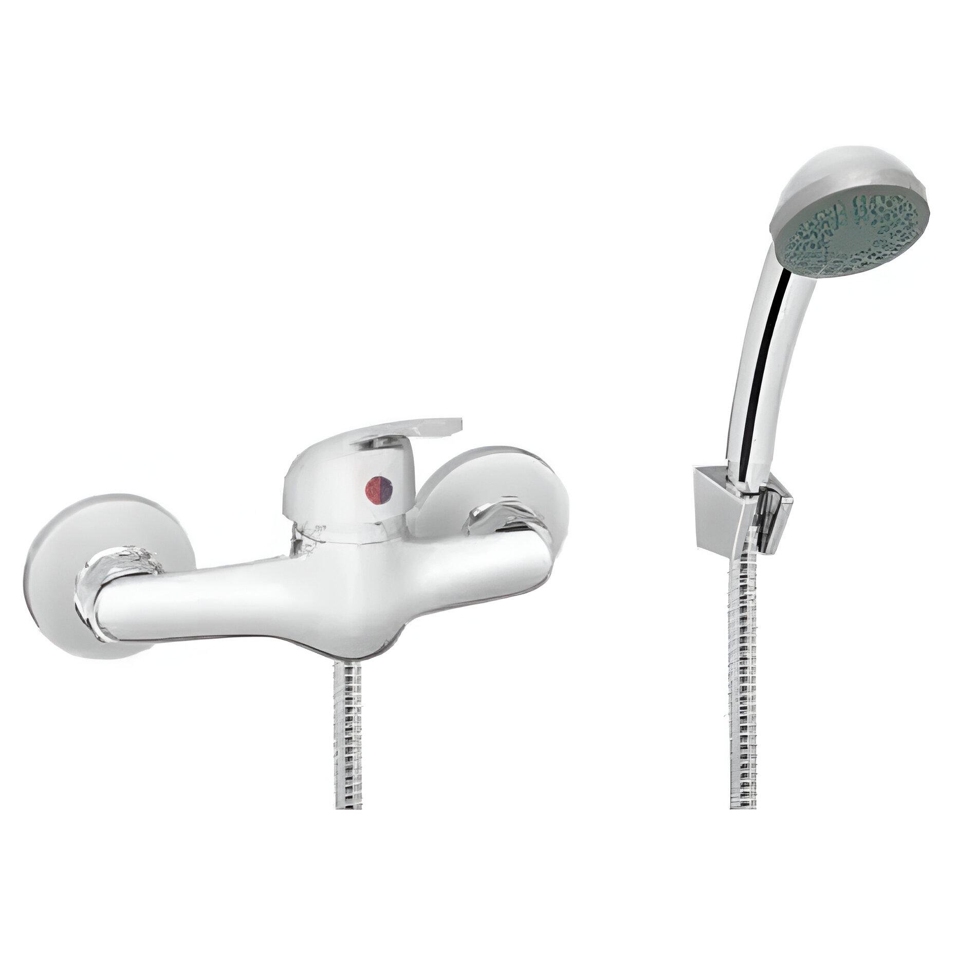 Смеситель для душа Invena Mitris BN-79-KPL с душевым комплектом (AKD51114)