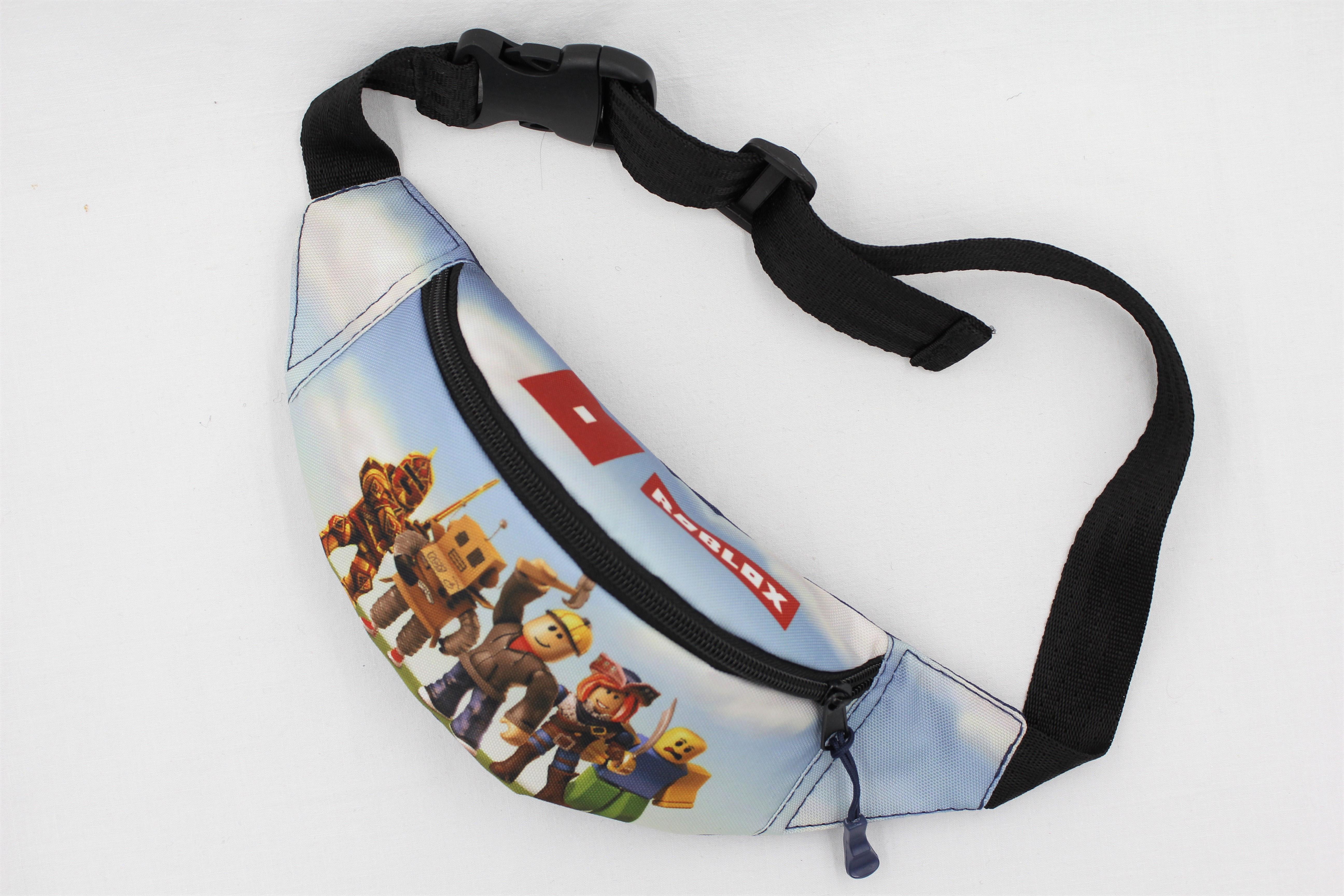 Сумка бананка дитяча з регулюючим ремінцем для хлопчика Роблокс (Д-010)