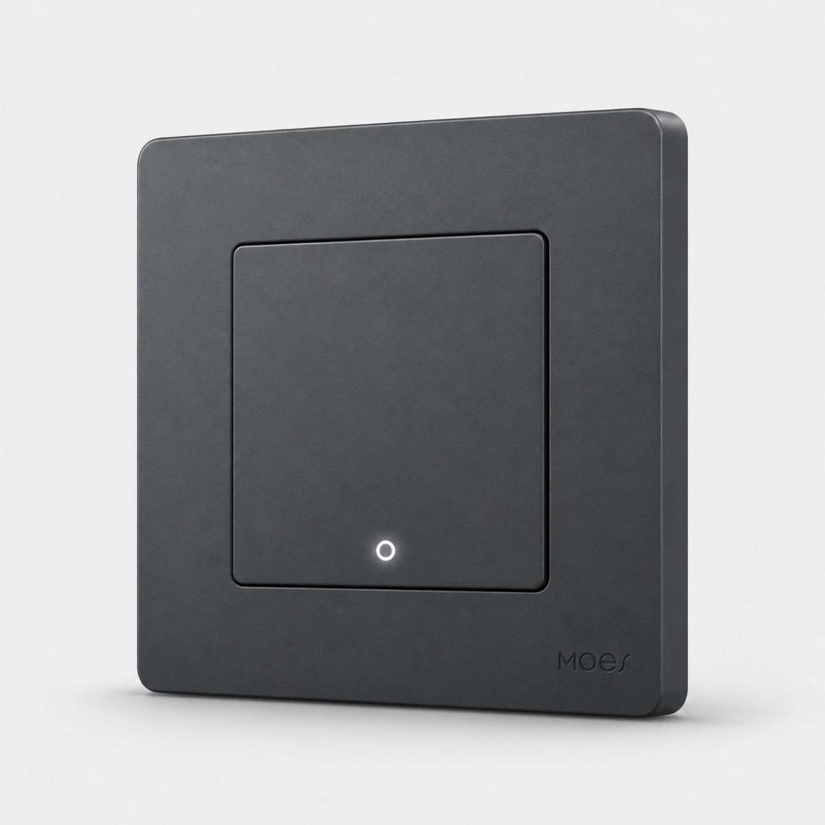 Выключатель беспроводной сценарный Moes Star Ring ZigBee 1 клавиша Серый (WH00917)