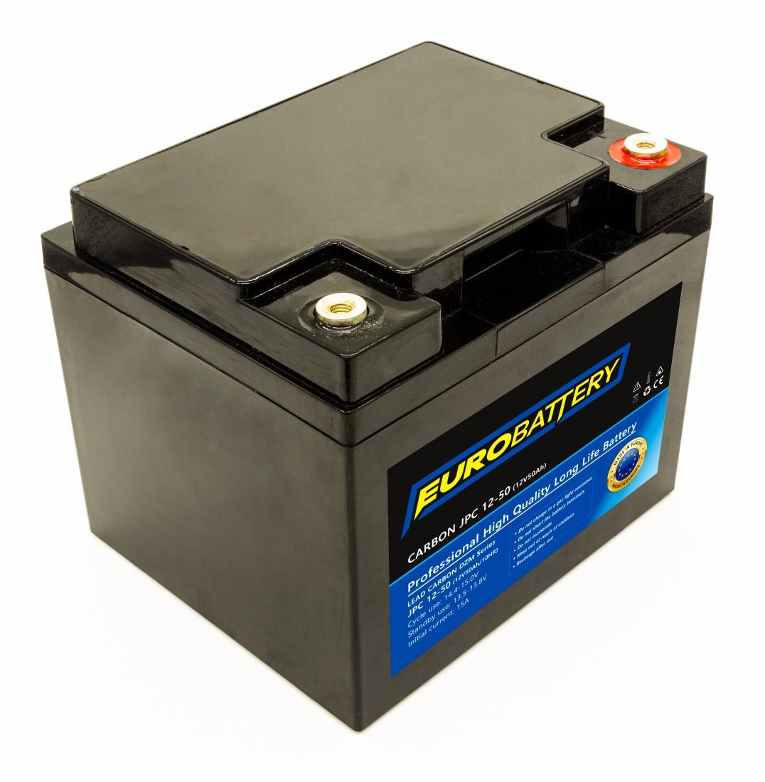 ᐉ Аккумулятор для ИБП EuroBattery JPC12-50 DZM карбоновый 12V 50 Ач ...