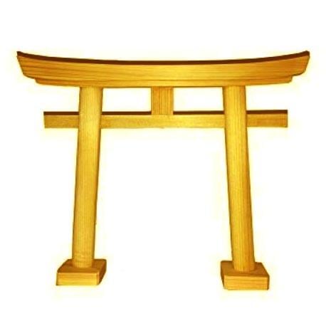 Ворота тории из дерева Тоне Карри (ВТР-000203)