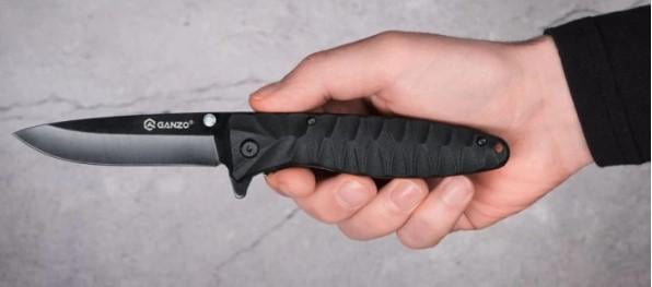 Ніж складаний Ganzo G620b-1 Чорний (AWN-00207) - фото 2 Ніж складаний Ganzo G620b-1 Чорний (AWN-00207) - фото 2