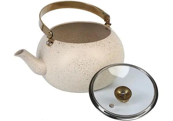 Чайник O.M.S. для газової плити 3 л Бежевий (8212-XL)