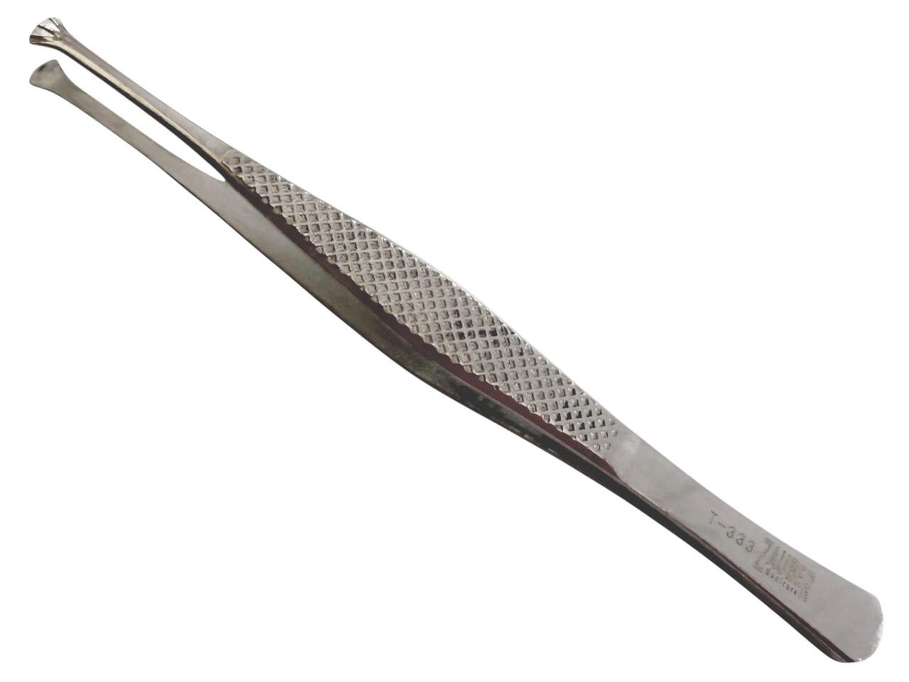 Пінцет для брів прямий Zauber-manicure T-333 (27735168)